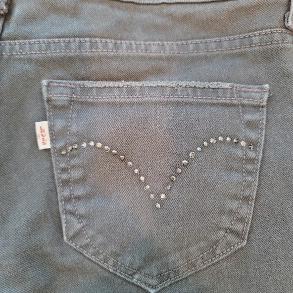 💕 Vintage Levi's Night Blues Straight Leg Jeans Size 4 M - Picture 13 of 14